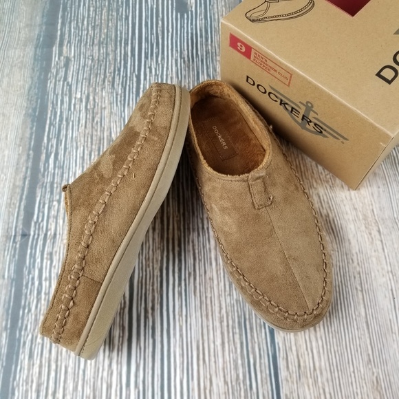 dockers slippers mens microsuede